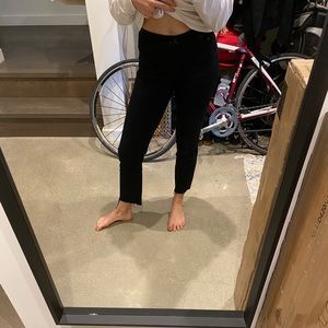 Casting Denim (by Aritzia)high rise cropped flared